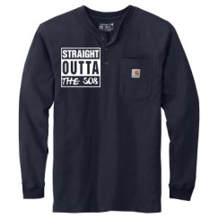 Unisex Carhartt Long Sleeve Henley Tee 