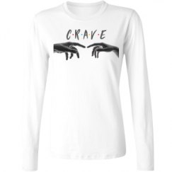 Ladies Relaxed Fit Basic Long Sleeve Tee