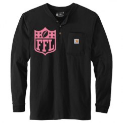 Unisex Carhartt Long Sleeve Henley Tee 