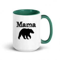 15oz Ceramic Mug with Color Inside