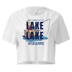 Ladies Festival Cali Crop Top Tee