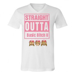 Unisex V-Neck Jersey Tee