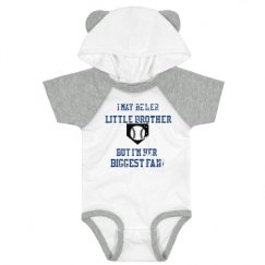 Infant Hooded Raglan Bodysuit with Ears