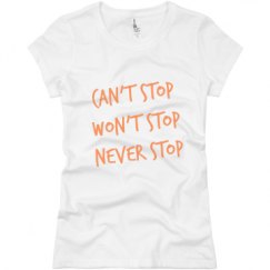 Ladies Slim Fit Basic Promo Jersey Tee