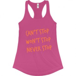 Ladies Slim Fit Racerback Tank Top