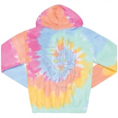 Unisex Tie-Dye Fleece Hoodie