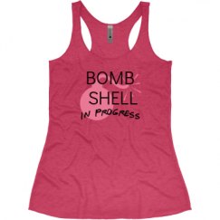 Ladies Slim Fit Super Soft Racerback Triblend Tank