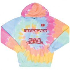 Unisex Tie-Dye Fleece Hoodie