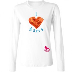 Ladies Relaxed Fit Basic Long Sleeve Tee