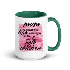 15oz Ceramic Mug with Color Inside