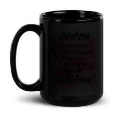 15oz Black Glossy Mug