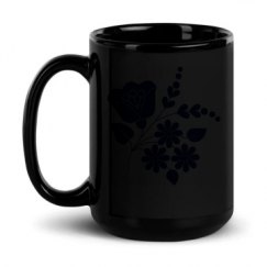 15oz Black Glossy Mug
