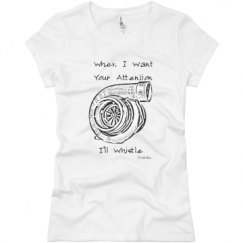 Ladies Slim Fit Basic Promo Jersey Tee