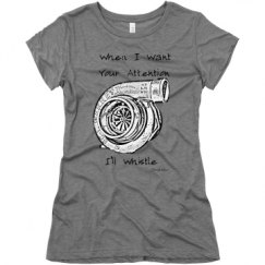 Ladies Slim Fit Super Soft Triblend Tee