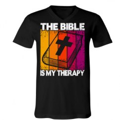Unisex V-Neck Jersey Tee