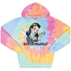 Unisex Tie-Dye Fleece Hoodie