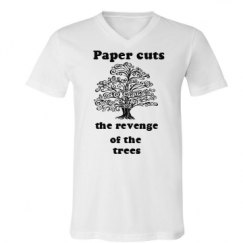 Unisex V-Neck Jersey Tee