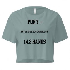 Ladies Festival Cali Crop Top Tee