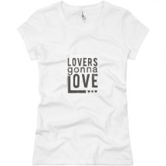 Ladies Slim Fit Basic Promo Jersey Tee
