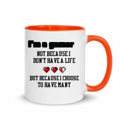 11oz Ceramic Mug with Color Inside