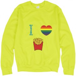 Unisex Neon Crewneck Sweatshirt