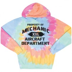 Unisex Tie-Dye Fleece Hoodie