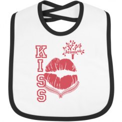 Infant Contrast Trim Bib