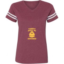 Ladies Relaxed Fit Vintage Sports Tee