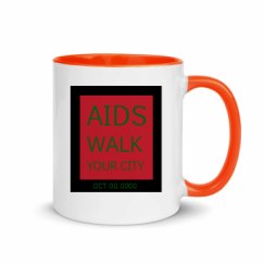 11oz Ceramic Mug with Color Inside