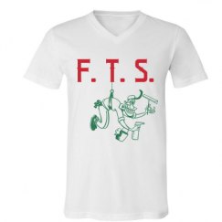 Unisex V-Neck Jersey Tee