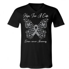 Unisex V-Neck Jersey Tee