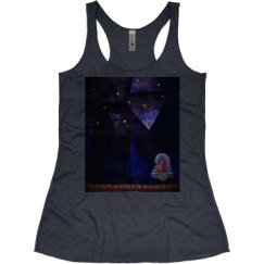 Ladies Slim Fit Super Soft Racerback Triblend Tank