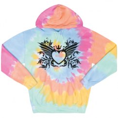Unisex Tie-Dye Fleece Hoodie