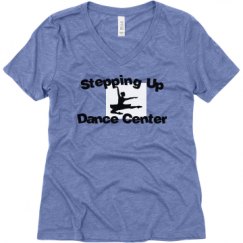 Ladies Relaxed Fit Super Soft Triblend V-Neck Tee