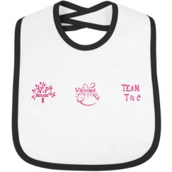 Infant Contrast Trim Bib