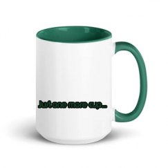 15oz Ceramic Mug with Color Inside