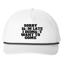 Snapback Five-Panel Rope Hat