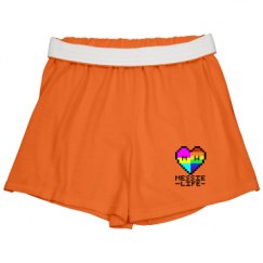 Slim Fit Cheer Shorts