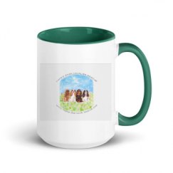 15oz Ceramic Mug with Color Inside