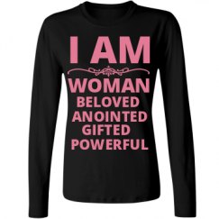 Ladies Relaxed Fit Basic Long Sleeve Tee