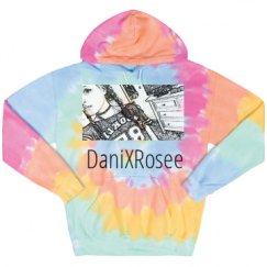 Unisex Tie-Dye Fleece Hoodie