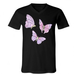 Unisex V-Neck Jersey Tee