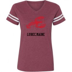 Ladies Relaxed Fit Vintage Sports Tee