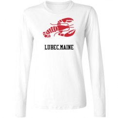 Ladies Relaxed Fit Basic Long Sleeve Tee