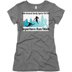 Ladies Slim Fit Super Soft Triblend Tee