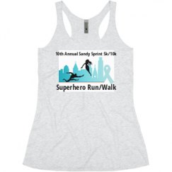 Ladies Slim Fit Super Soft Racerback Triblend Tank