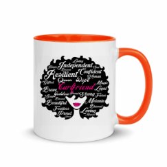 11oz Ceramic Mug with Color Inside