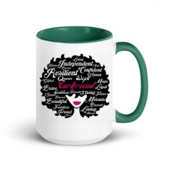 15oz Ceramic Mug with Color Inside