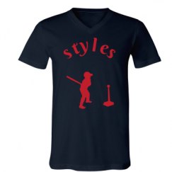 Unisex V-Neck Jersey Tee