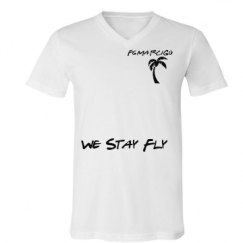 Unisex V-Neck Jersey Tee